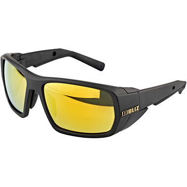 BLIZ PEAK Sunglasses Black/Gold Iridium 2023 0